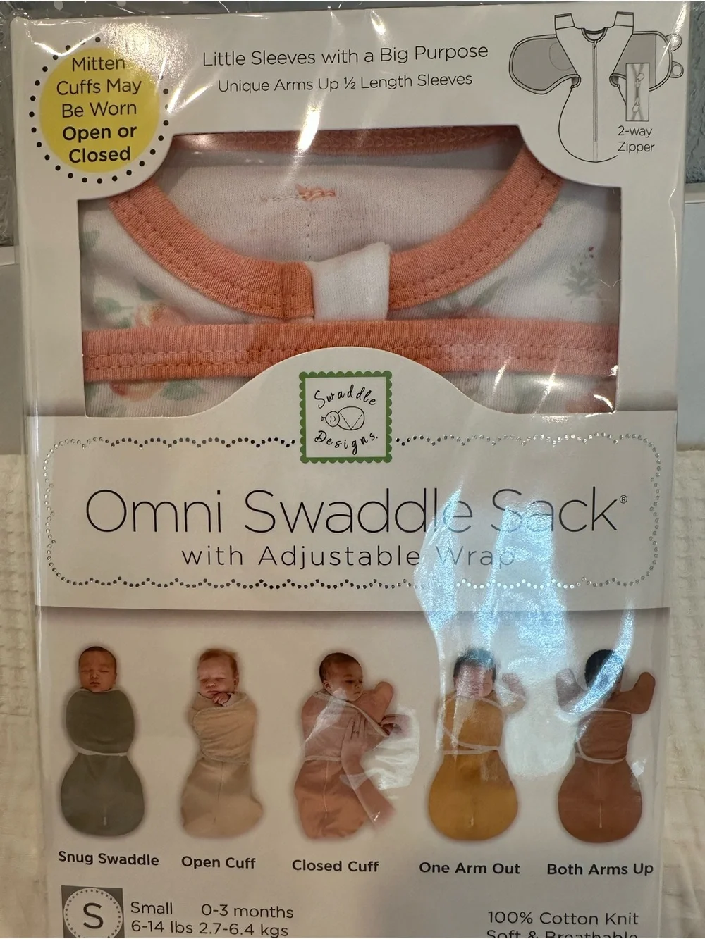 Swaddle designs sleep sack and matching muslin headband! NEW in package!